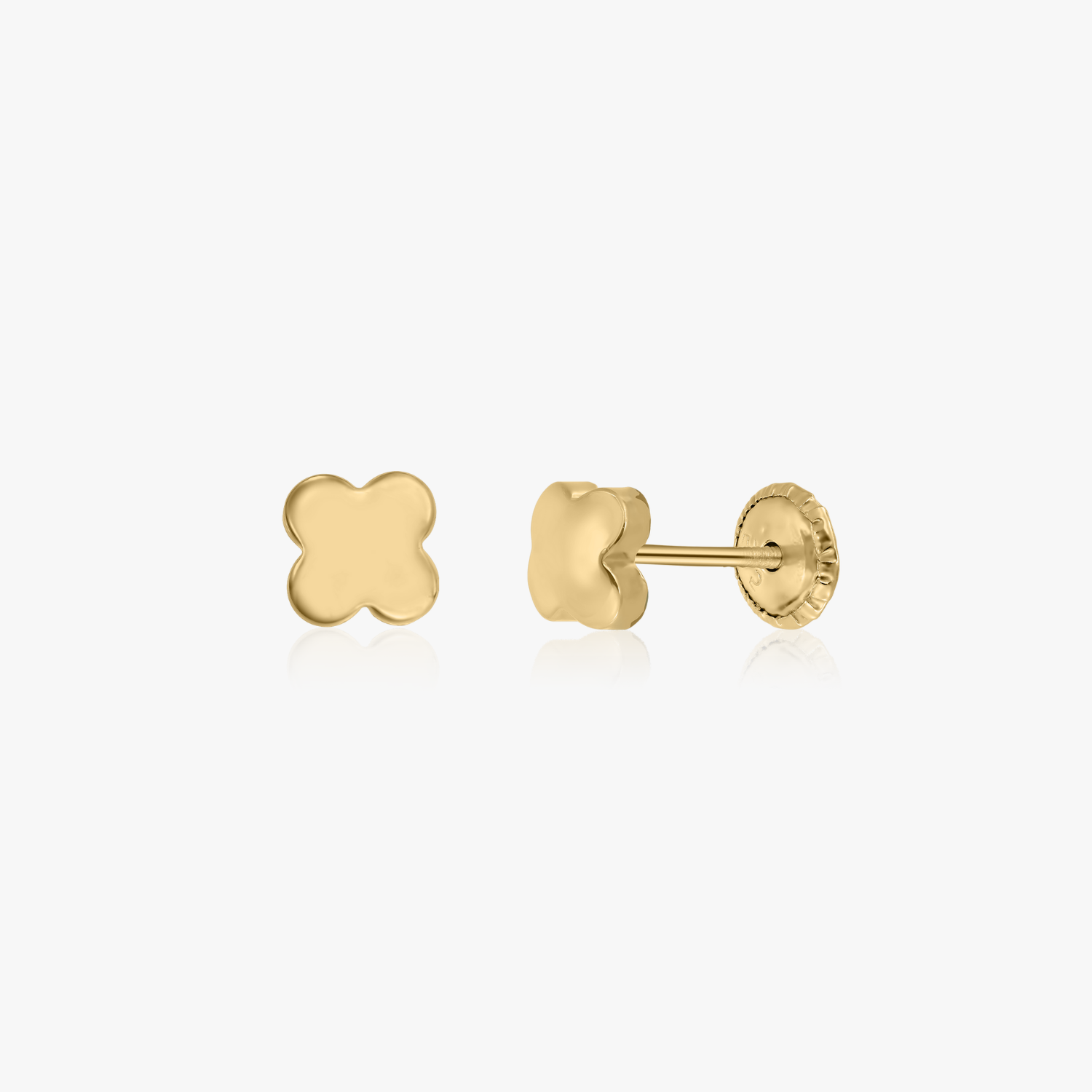 Gold earrings for children Fleur