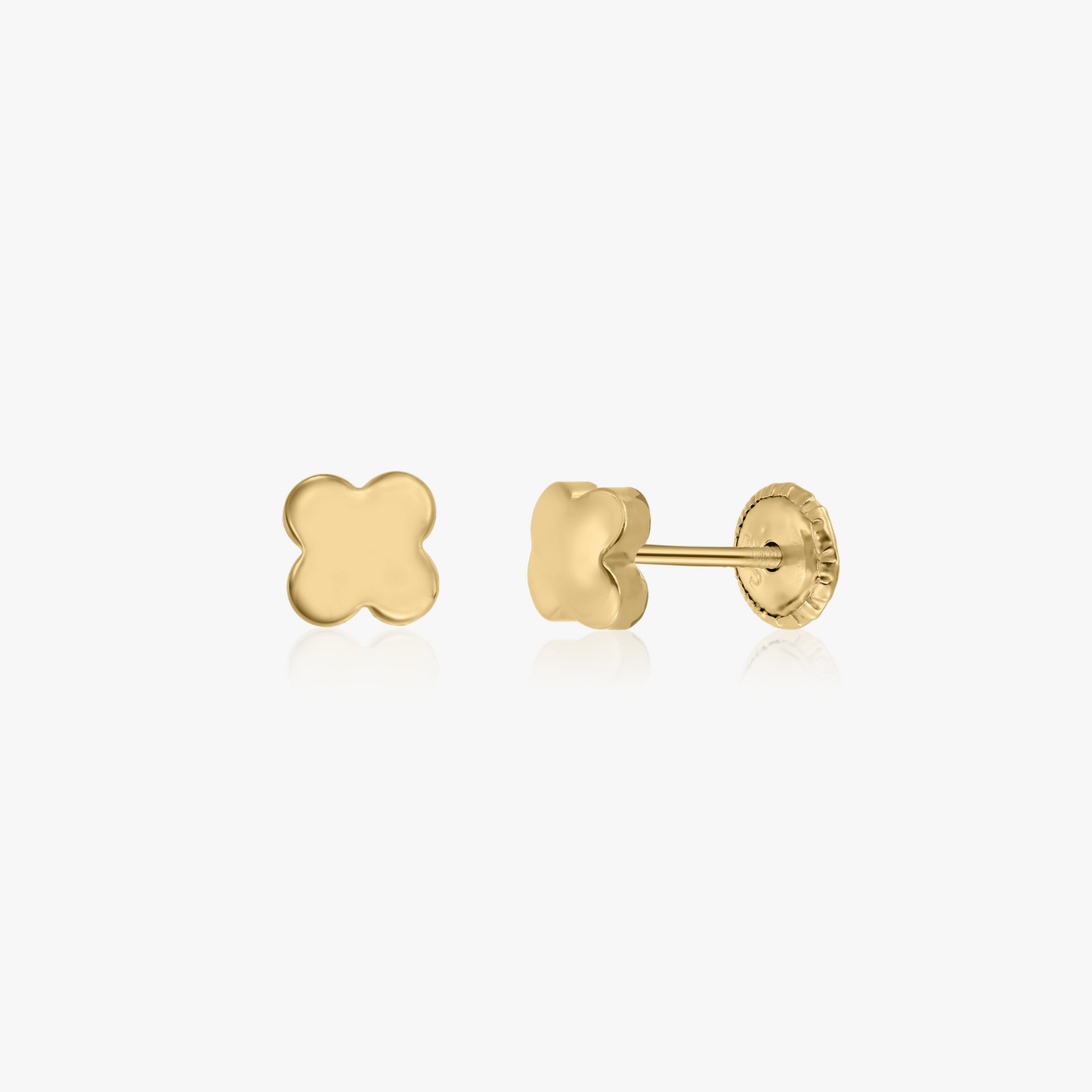 Gold earrings for children Fleur