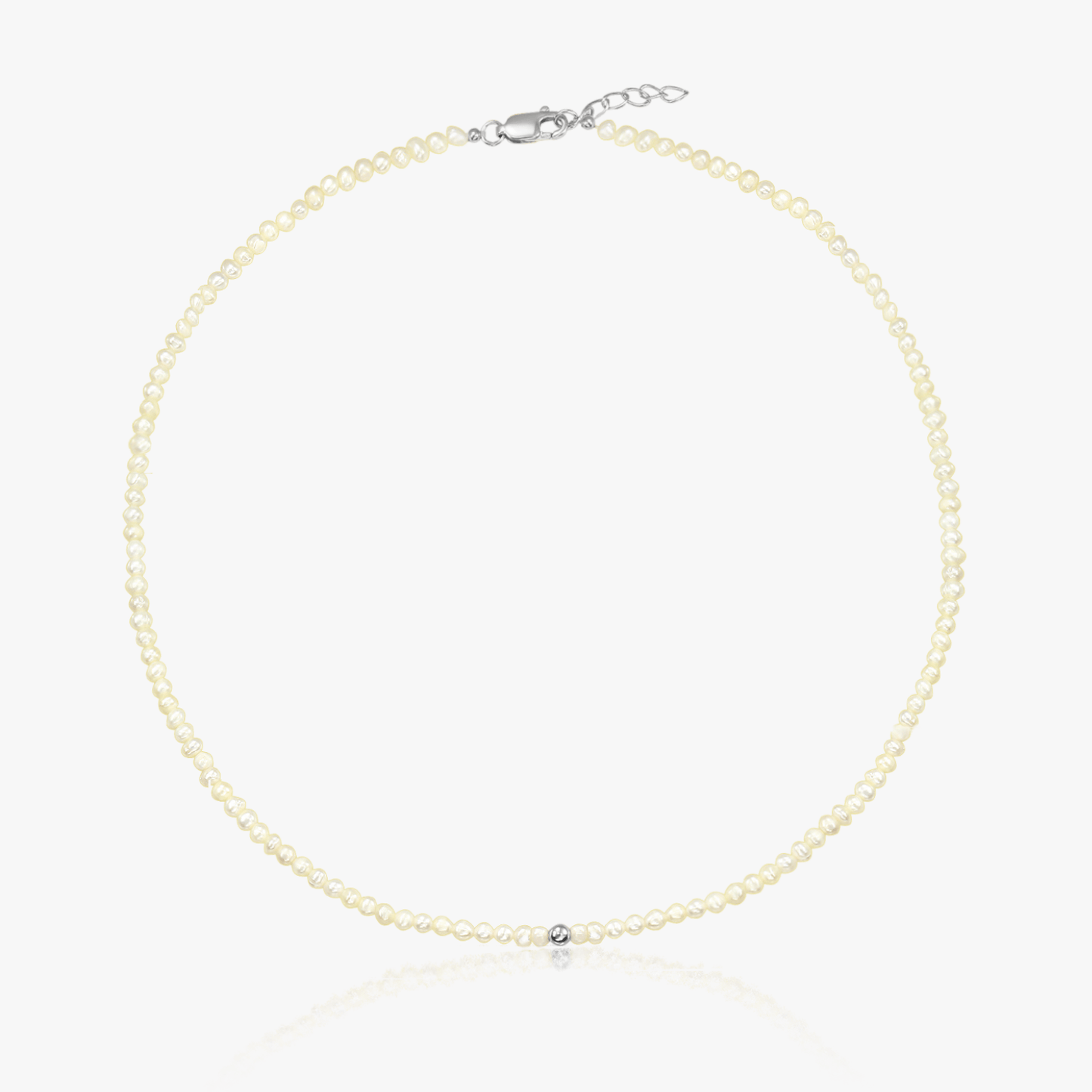 Colier din argint Glamour - Perle Naturale - Indira