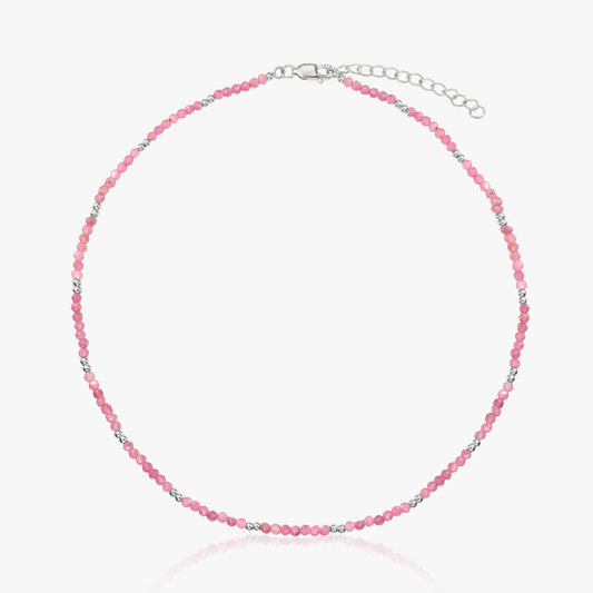 SummerScape Silver Necklace - Tourmaline - Indira