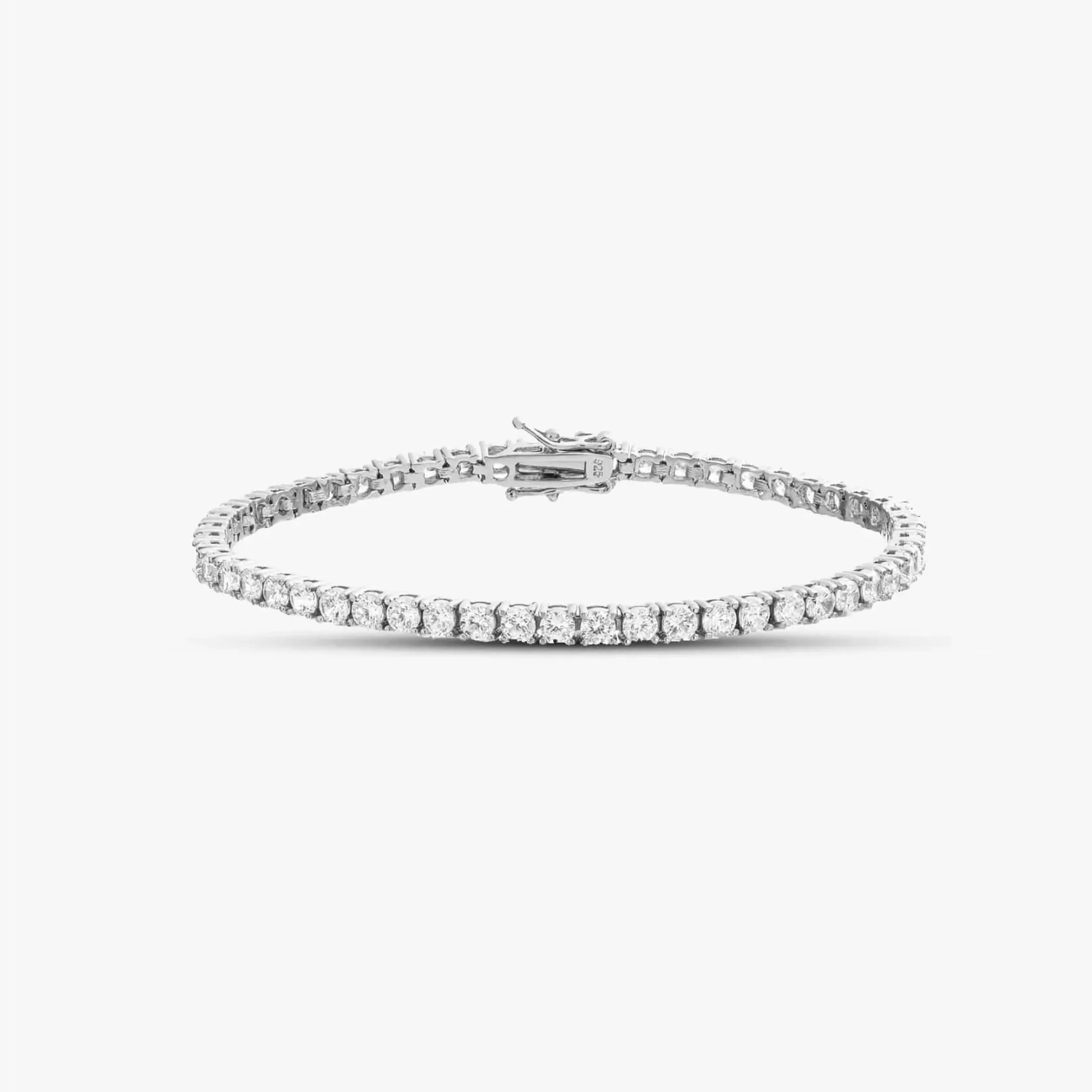 Tennis silver bracelet - Zirconium