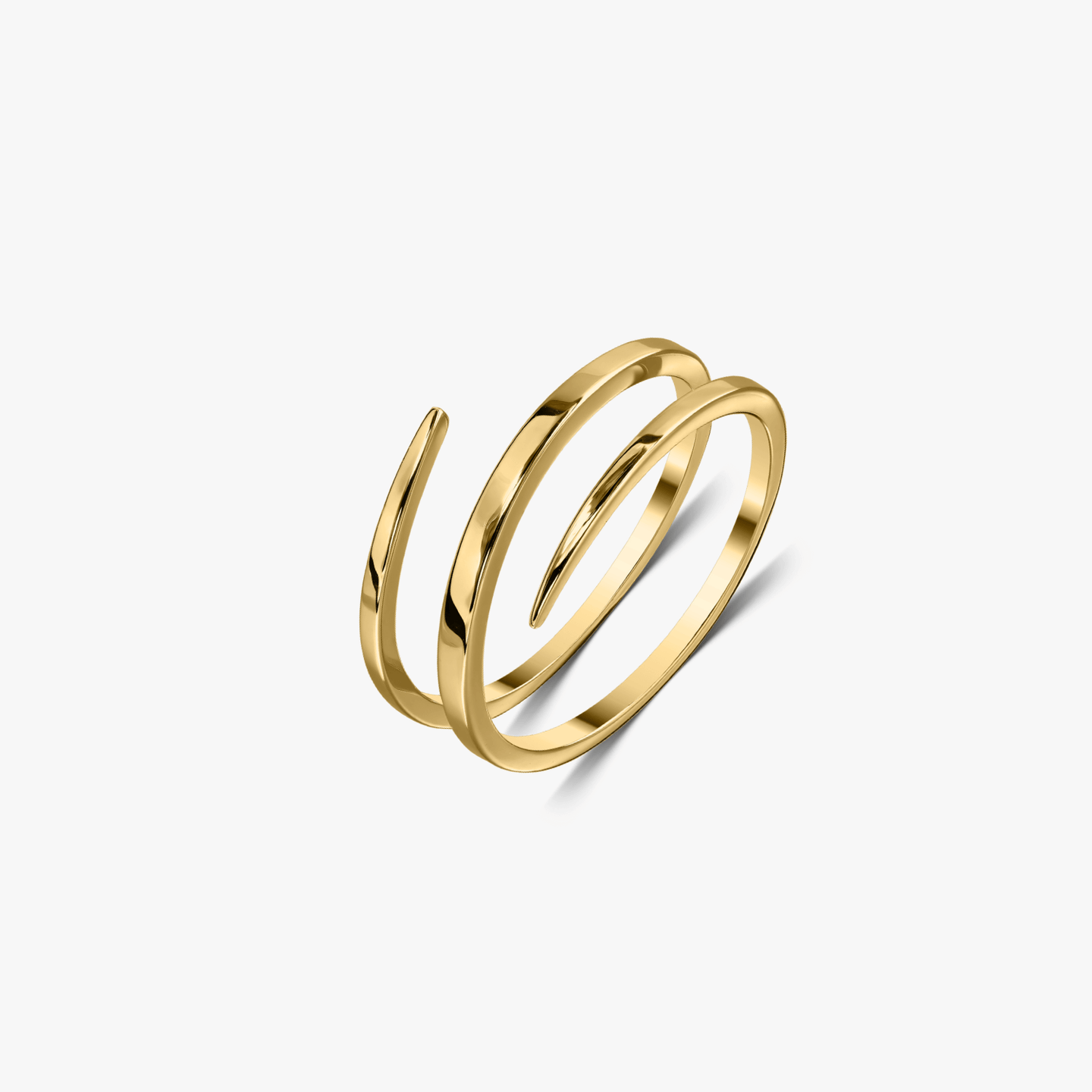 Spiral Gold Ring - Indira