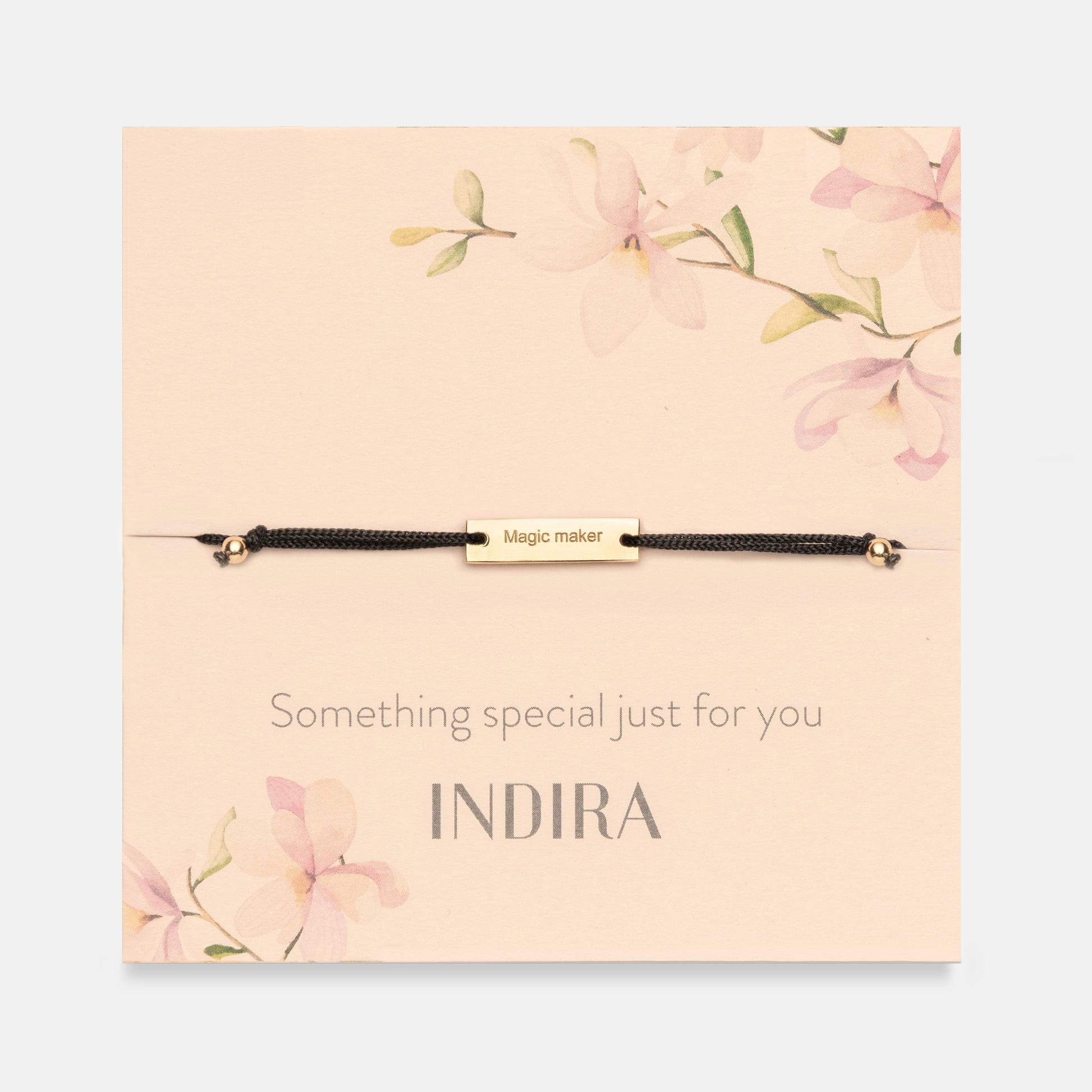Brățară șnur din argint Golden Magic Maker - Indira