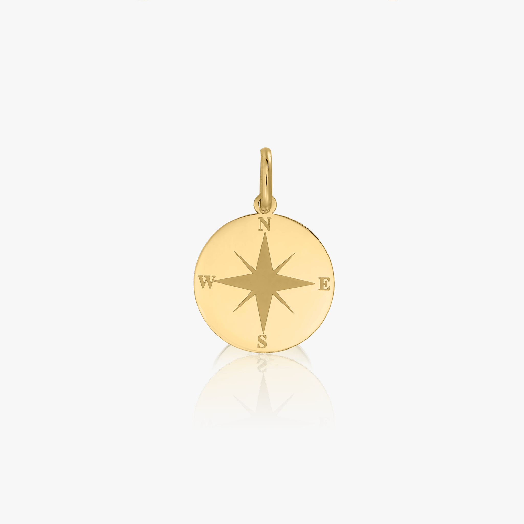 Find my Way gold pendant