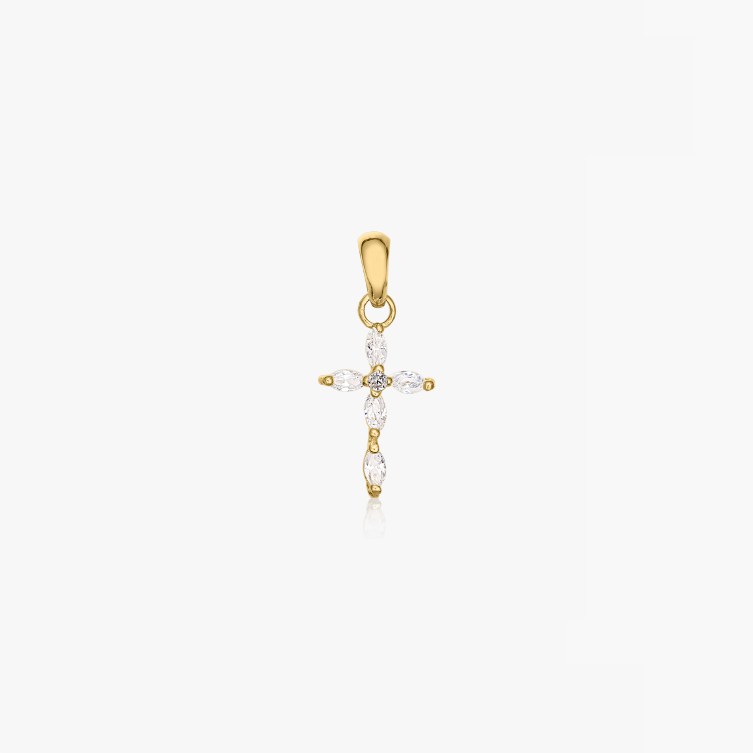 Croix gold pendant