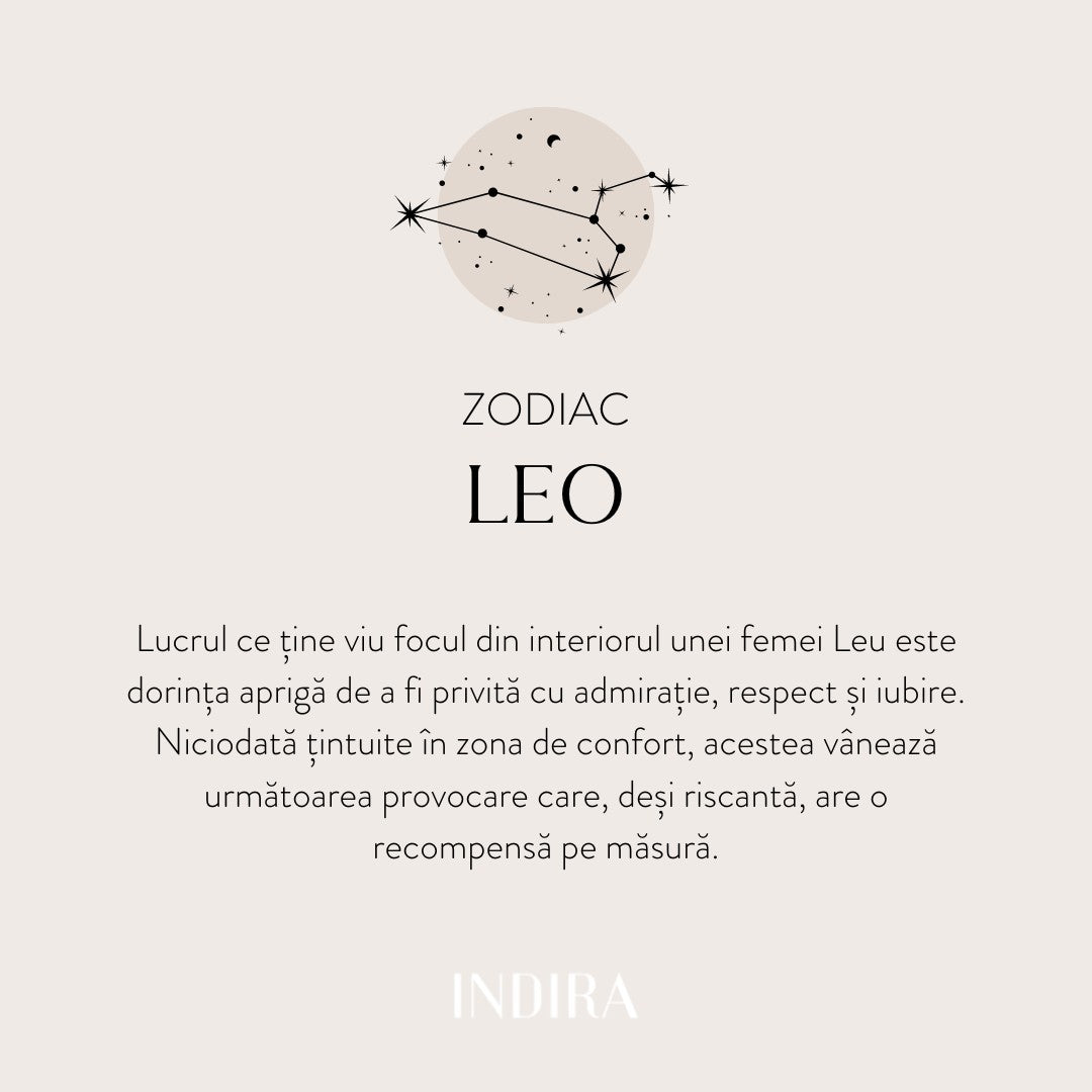 Gold Zodiac - Leo pendant