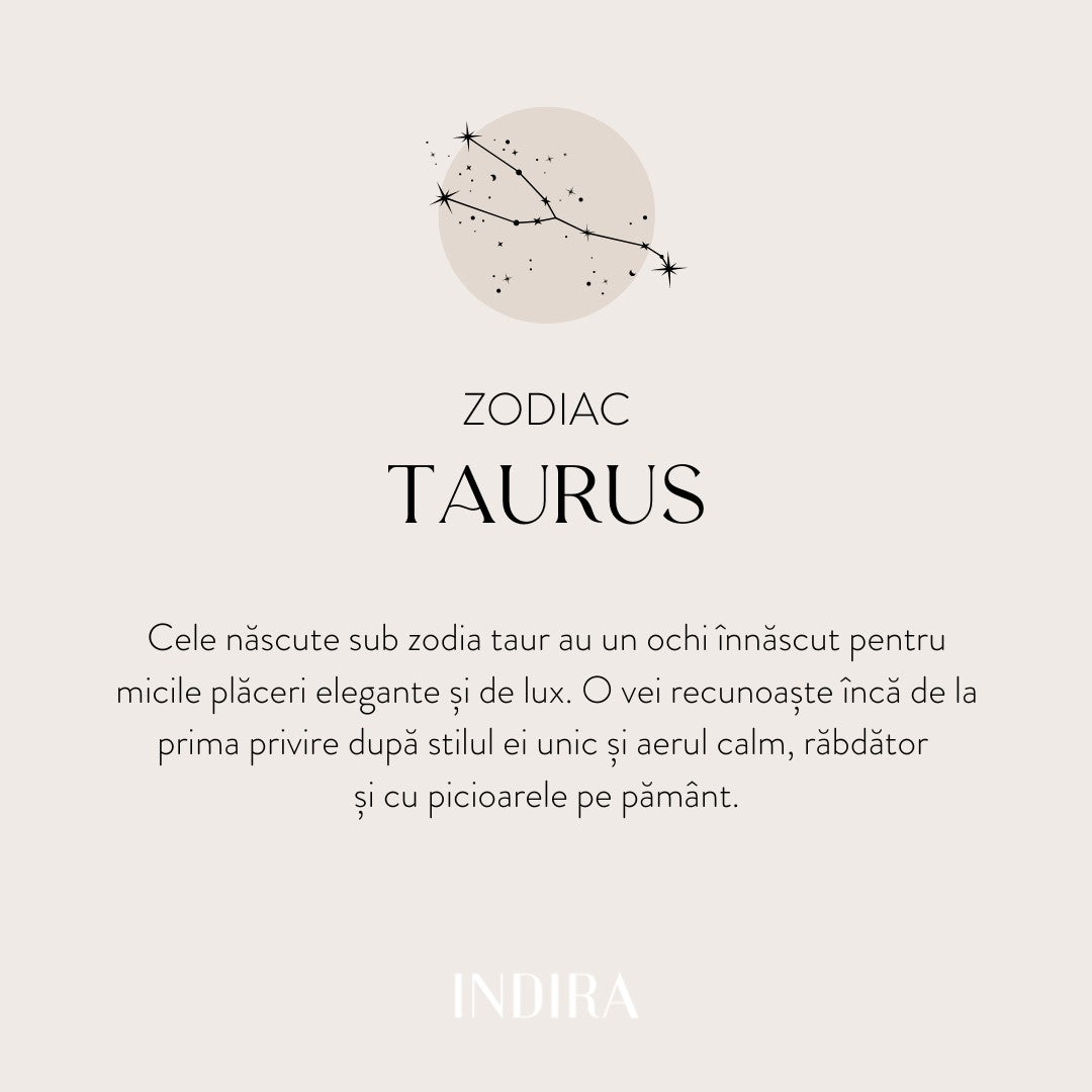 Gold Zodiac - Taurus pendant